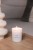 Świeca z wosku pszczelego LUMIERE LAVANDE 200 ml w białym szkle - naturalny zapach z olejków eterycznych - VOSQUE candles