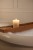 Świeca z wosku pszczelego LUMIERE LAVANDE 200 ml w białym szkle - naturalny zapach z olejków eterycznych - VOSQUE candles